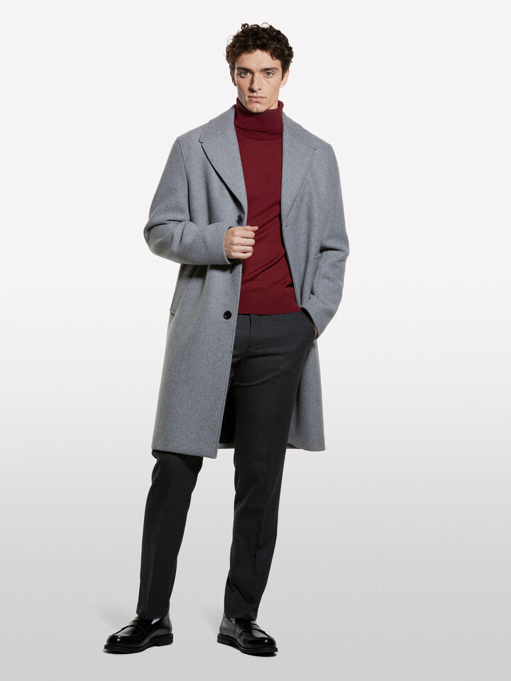 Μπλούζα κόκκινος γρανάτης με ψηλό γιακά - μπλούζες ζιβάγκο ανδρικές - Μπορντω | Sisley image number 1